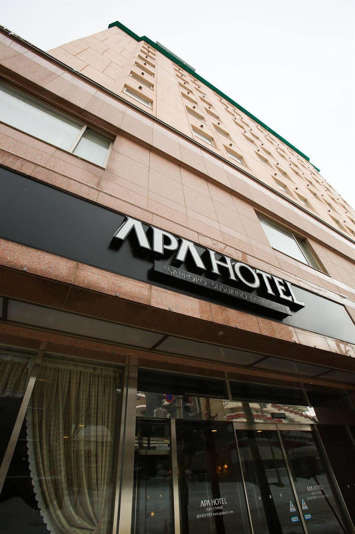 Apa Hotel Sapporo Susukino Eki Minami Bagian luar foto