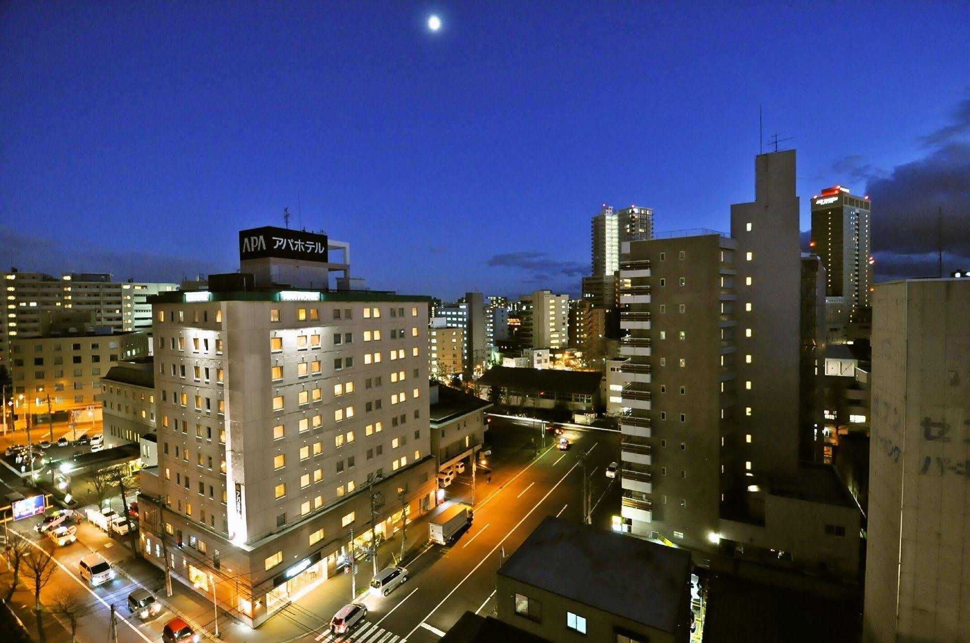 Apa Hotel Sapporo Susukino Eki Minami Bagian luar foto