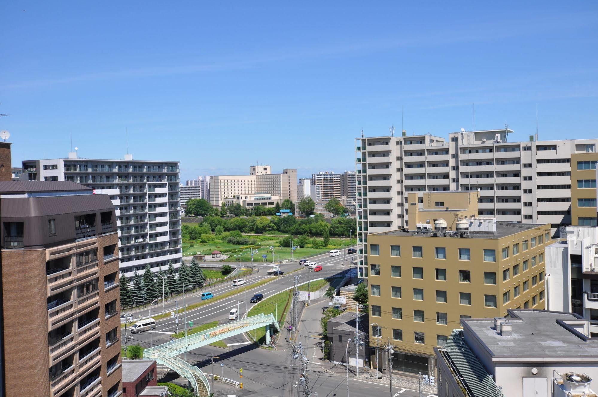 Apa Hotel Sapporo Susukino Eki Minami Bagian luar foto