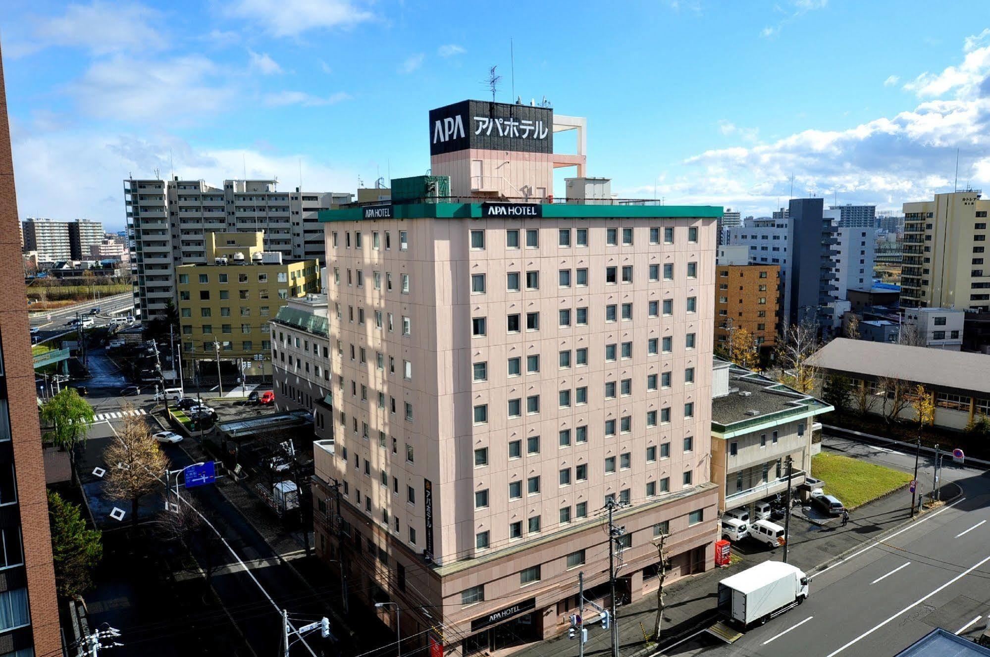 Apa Hotel Sapporo Susukino Eki Minami Bagian luar foto